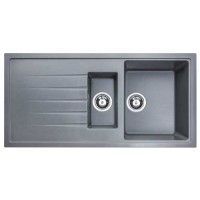 Amazon 100 x 50  Çöpmak Antrasit Quartz Granit Evye