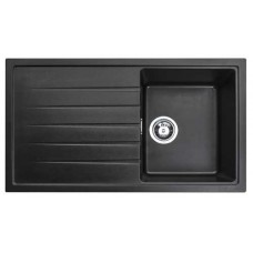 Nil 86 x 50 Siyah Quartz Granit Evye