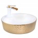 Beyaz Gold Delikli Lavabo
