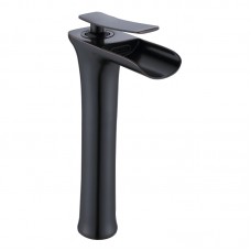 Siyah Şelale Çanak Lavabo Bataryası 