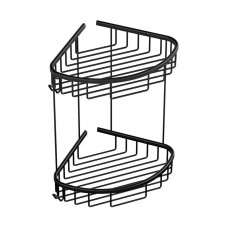 Siyah İkili Köşe Şampuanlık